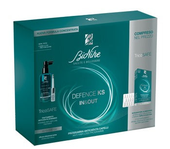 icim bionike defence ks bipack trattamento anticaduta integratore 30 compresse bionike ean 8029041165303