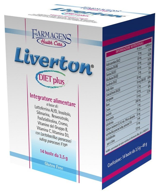 farmagens liverton diet plus 14 bustine farmagens health care