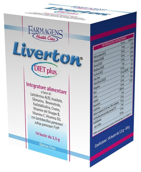 farmagens liverton diet plus 14 bustine farmagens health care