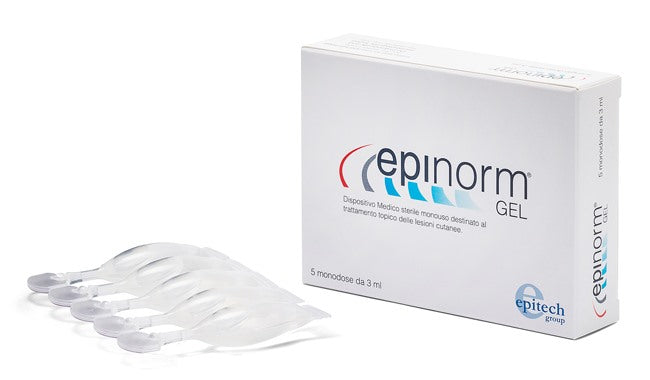 epitech epinorm gel trattamento lesioni cutanee da episiotomia 5 monodose 3 ml ean 8031359061215