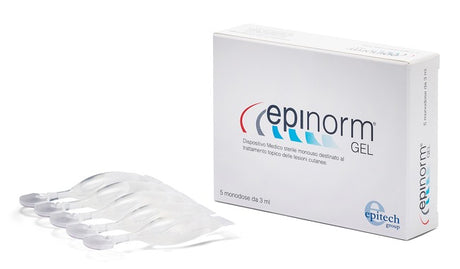 epitech epinorm gel trattamento lesioni cutanee da episiotomia 5 monodose 3 ml ean 8031359061215