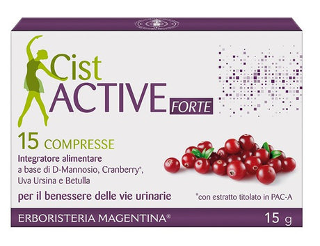 erboristeria magentina cist active compresse 15 compresse erboristeria magentina ean 8059300782613