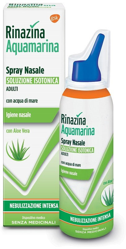 haleon italy rinazina aquamarina isotonica aloe spray nebulizzazione intensa 100 ml rinazina ean 5054563053671
