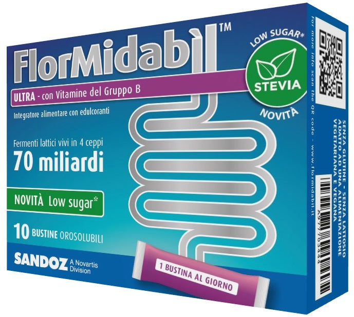 polifarma flormidabil ultra 10 bustine con stevia flormidabil