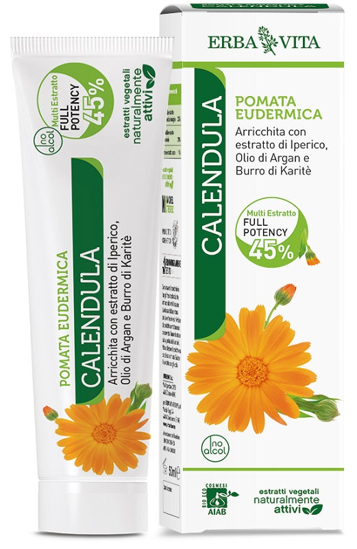 erba vita pomata eudermica calendula 50 ml erba vita ean 0767787926960