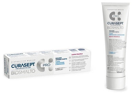 curasept curasept biosmalto mousse carie fragola 50 ml curasept ean 8056746071240
