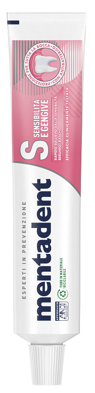 unilever italia mkt oper mentadent sensitive 75 ml mentadent ean 8717163747810