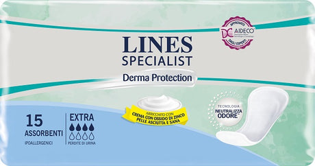 fater adult lines specialist derm pannolone sagomato extra 15 pezzi lines ean 8001480501324