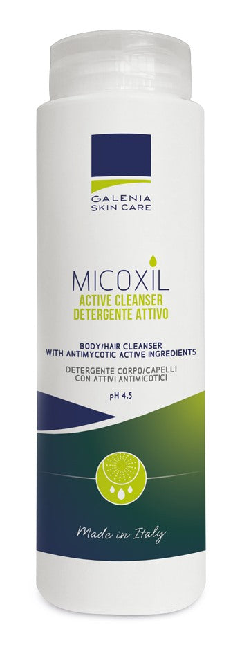 galenia to micoxil active cleanser detergente per corpo e capelli ph 45 250 ml ean 8032622260564