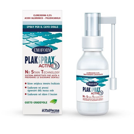 polifarma benessere emoform plak spray active 50 ml emoform ean 8056772950380
