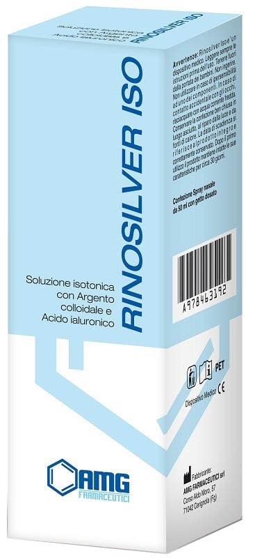amg farmaceutici rinosilver iso spray nasale 50 ml rinosilver