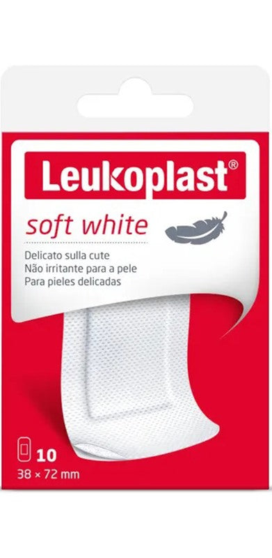bsn medical leukoplast soft white 72 x 38 cm 10 pezzi leukoplast ean 4042809659009