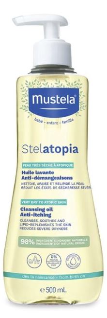 lab expanscience italia mustela stelatopia olio bagno 500 ml mustela ean 3504105034306