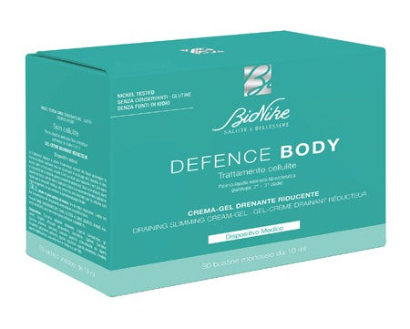 icim bionike defence body trattamento cellulite crema gel drenante riducente 30 bustine da 10 ml bionike ean 8029041121088