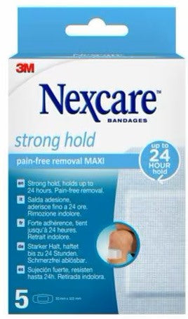 3m italia polifarma cerotto nexcare strong pads 360 maxi 5 pezzi nexcare ean 4054596747265