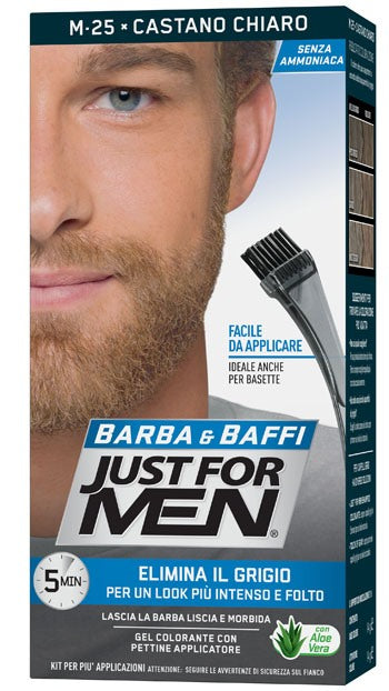 combe italia just for men barba baffi m25 castano chiaro 51 g ean 5010934009609