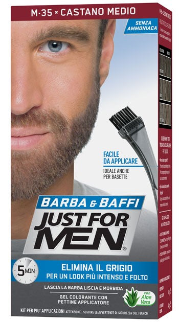 combe italia just for men barba baffi m35 castano medio 51 g ean 5010934009616