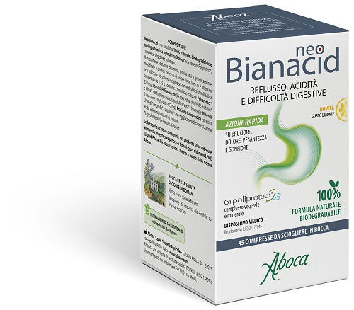 aboca neobianacid 45 compresse limone neobioanacid ean 8032472028604