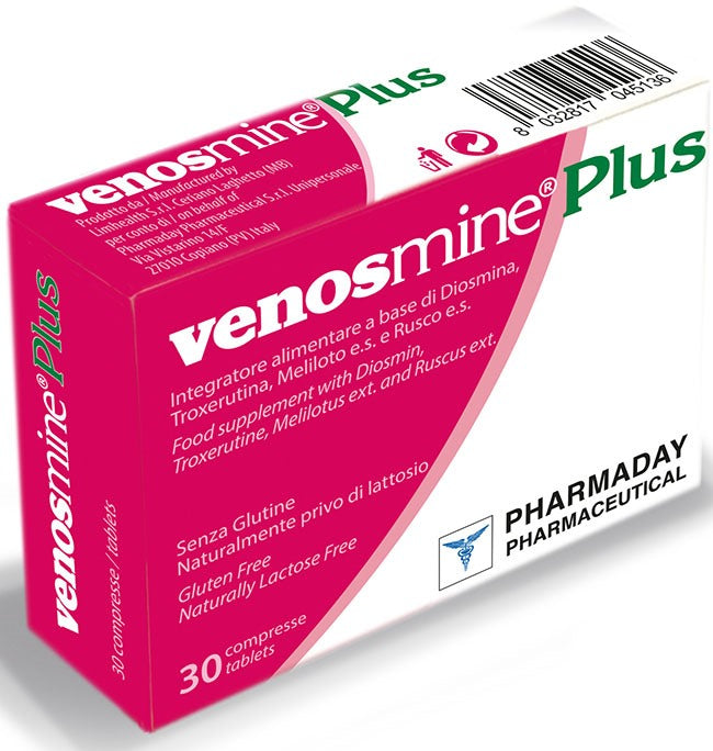 pharmaday venosmine plus 30 compresse venosmine ean 8032817045136