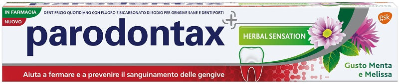 haleon italy dentifricio parodontax herbal sensation 75 ml parodontax ean 5054563079848