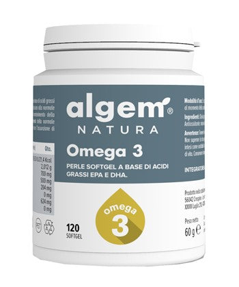 algem natura omega 3 120 perle softgel algem natura