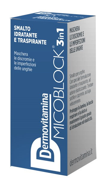 pasquali dermovitamina dermovitamina micoblock 3 in 1 smalto idratante e traspirante blu 5 ml dermovitamina ean 8032738385632
