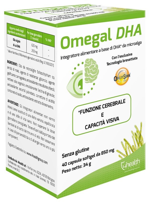 4 health omegal dha 40 capsule molli 4 health