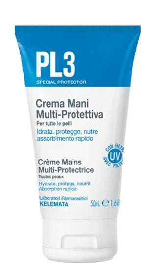 kelemata pl3 crema mani multi protettiva 50 ml pl3 ean 8009150702330
