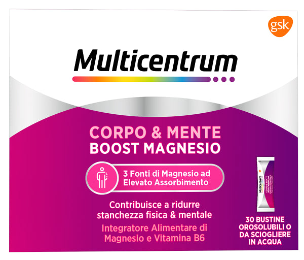 haleon italy multicentrum boost magnesio 30 bustine multicentrum ean 8058697281334
