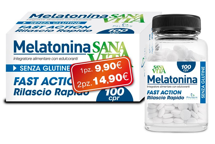 paladin pharma sanavita melatonina 100 compresse faipa cosmetics ean 8052049551823