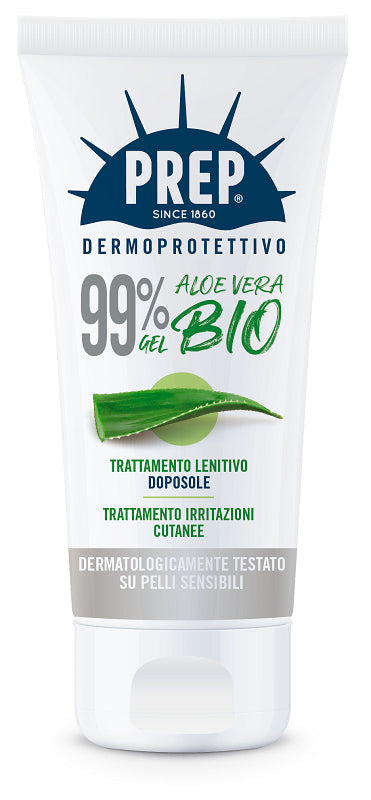 euritalia prep dermoprotettivo 99 gel aloe vera bio trattamento lenitivo doposole irritazioni cutanee 150 ml prep ean 8017331072189