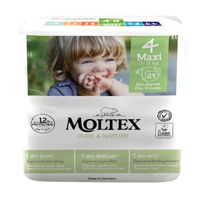 serenity pannolini moltex pure nature maxi 7 14 kg taglia 4 29 pezzi ean 4018639010068