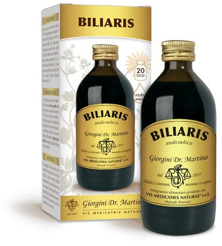 giorgini ser vis biliaris liquido analcoolico 200 ml biliaris ean 8056364778019