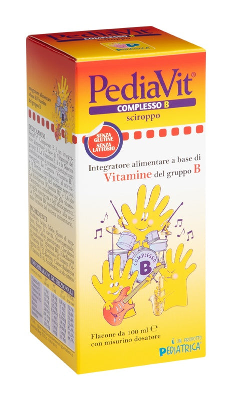 pediatrica pediavit complesso b sciroppo 100 ml pediatrica ean 8051160660322