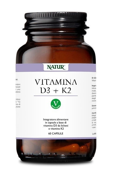 natur vitamina d3k2 60 capsule natur
