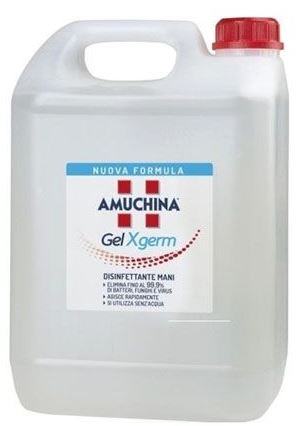 angelini ch amuchina gel x germ disinfettante mani 5 litri amuchina ean 8000036023617