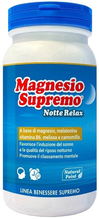 natural point magnesio supremo notte relax 150 g natural point ean 8055732261061
