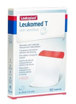 essity italy leukomed t skin sensitive medicazione post operatoria trasparente con massa adesiva in silicone 8x10 cm 5 pezzi leukomed ean 4042809669817
