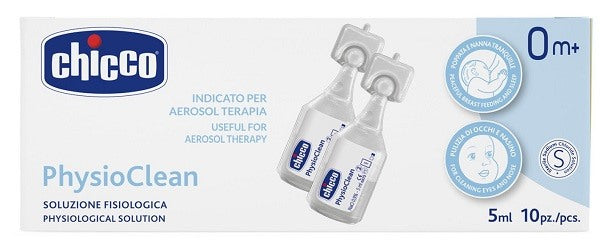 chicco artsana chicco soluzione physioclean 5 ml 10 pezzi chicco ean 8058664124671