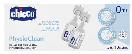 chicco artsana chicco soluzione physioclean 5 ml 10 pezzi chicco ean 8058664124671