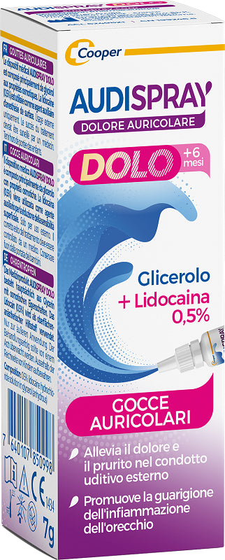 pasquali audispray dolo 6 mesi gocce auricolari bambini 7 g audispray ean 7640107850998
