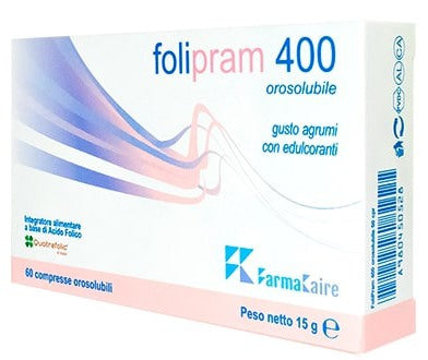 farmakaire folipram 400 60 compresse orosolubili gusto agrumi farmakaire