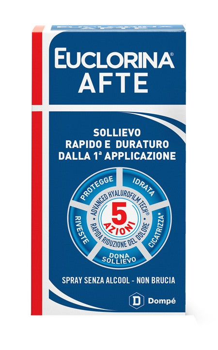 dompe farmaceutici euclorina afte spray 15 ml euclorina ean 8024825001020