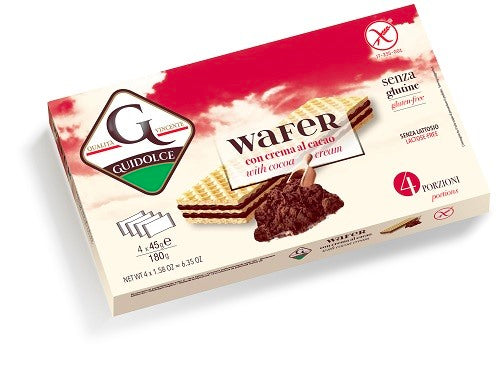 rarifarm wafer con crema al cacao 4 porzioni x 45 g guidolce ean 8052282120107