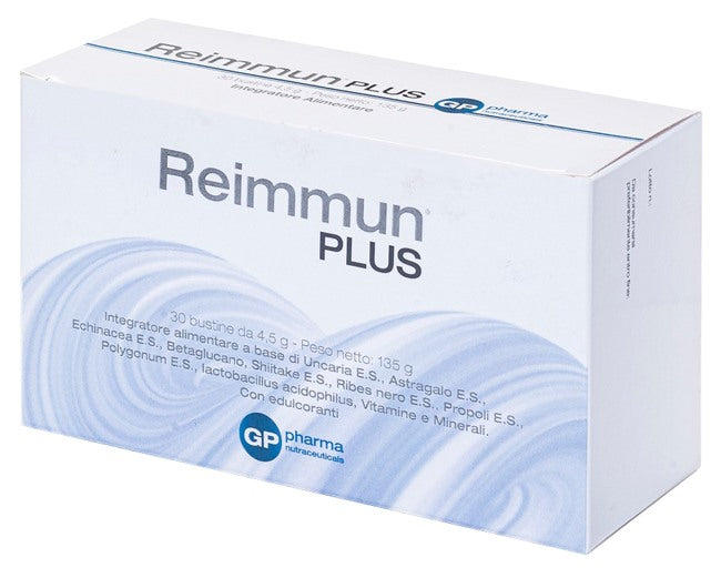 gp pharma srl reimmun plus 30 bustine gp pharma ean 8054314180165