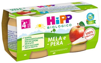 hipp hipp omogeneizzato melapera 2 x 80 g hipp ean 4062300384781