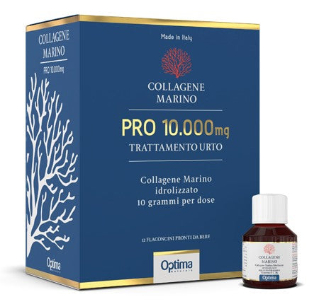 optima collagene marino pro 10000mg trattamento urto 12 flaconi optima ean 8052432437468