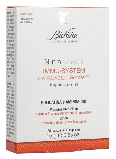 icim bionike nutraceutical immu system 30 compresse bionike ean 8029041185011
