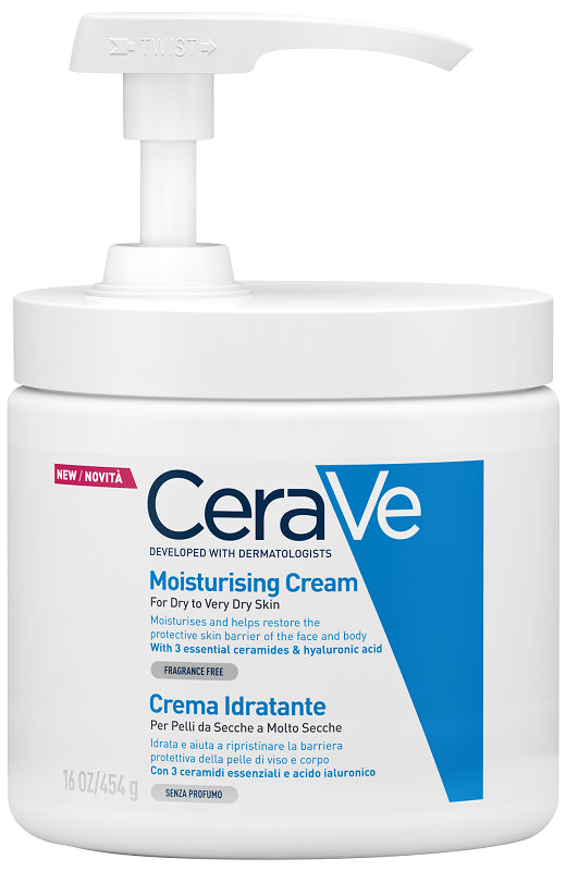 loreal cerave cerave crema idratante per pelli da secche a molto secche 454 g pump cerave ean 3606000551954