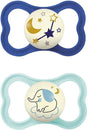 bamed baby italia mam air night succhietto 16 mesi silicone maschio 2 pezzi mam ean 9001616840371